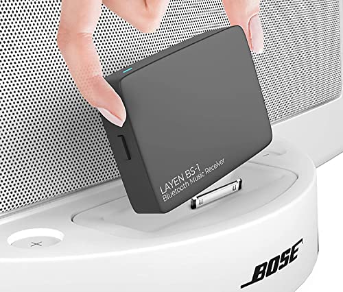 LAYEN BS-1 Bluetooth Adapter Audio Receiver for Bose SoundDock and 30 Pin iPod iPhone Music Docking Stations (Not for Cars)