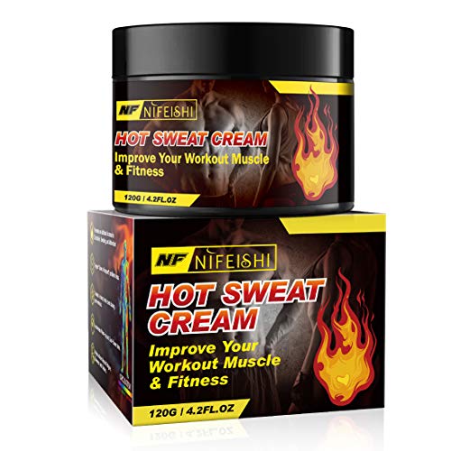 Hot Sweat Cream, Fat Burning Cream for Belly, Slim Shaping Workout Enhancer Gel for Women and Men, Tummy Slimming Cream &Cellulite Treatment for Thighs, Legs, Abdomen, Arms and Buttocks