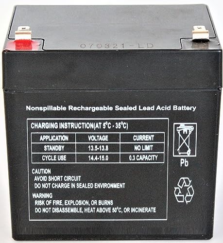 UltraTech UT-1240 / UT-1250-F1 12V, 4.5Ah Sealed Lead Acid Alarm Battery UT1240 UT-1250-F1 ISO9001