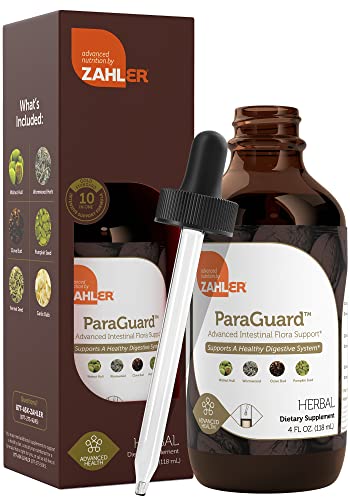 Zahler - ParaGuard Liquid Drops - Gut Health Supplement - Formula has Wormwood, Garlic Bulb, Pumpkin Seed, Clove & More - Natural Support for Humans - Certified Kosher (4 Oz) (4 oz., Drop)