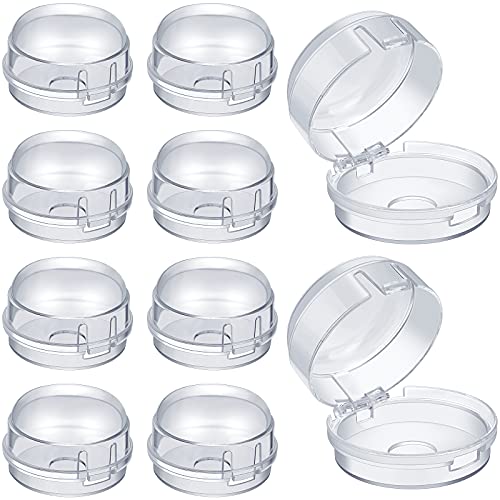 10 Pieces Stove Knob Covers Kitchen Stove Gas Knob Covers Safety Stove Knob Covers for Kids Baby Toddler (Clear, 2 cm Hole)