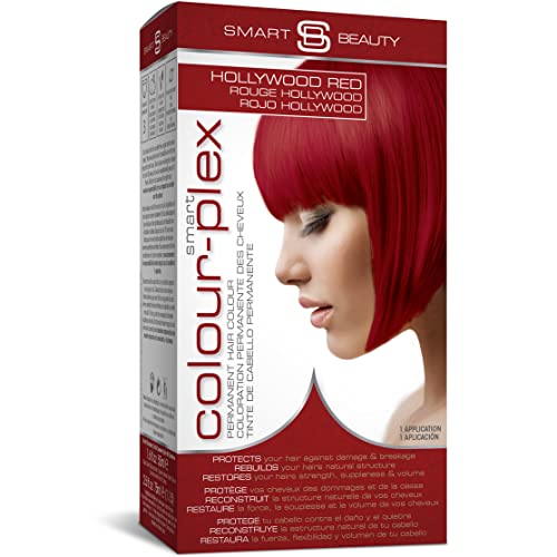 Hollywood Red Hair Dye Permanent with added Plex hair anti-breakage technology, Vegan & Cruelty Free | Smart Beauty
