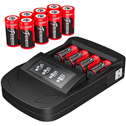 Rechargeable Battery for Arlo, 8 Pack Suitable for Arlo Wireless Cameras 3.7V 800mAh Protected Battery with Case and Arlo Battery Charger for Arlo VMC3030 VMK3200 VMS3330 3430 3530 and More