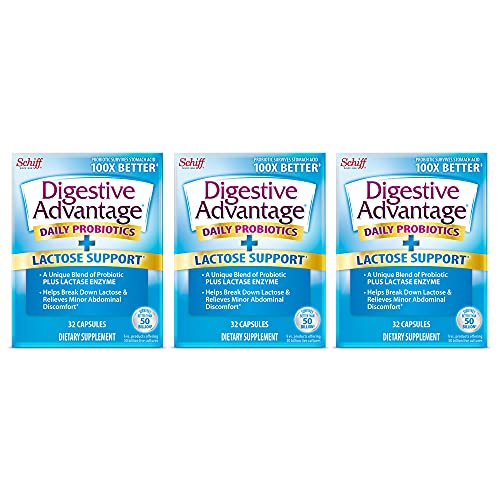 Digestive Advantage Lactose Defense  formula, 32 Capsules (Pack of 3)