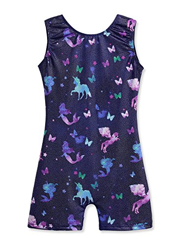 HOZIY Leotards for Girls Gymnastics Size 7-8 Years Old Kids Unicorn Unitards Biketards