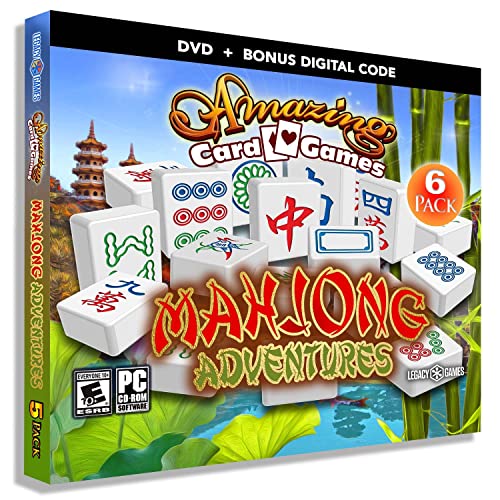 Legacy Amazing Card Games: Mahjong Adventures - 6 Pack