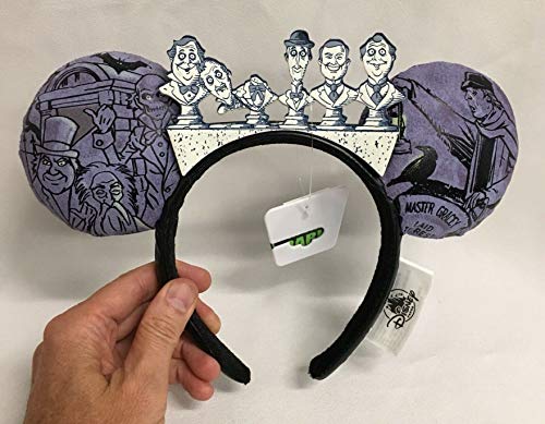 Disney Haunted Mansion Busts 50th Anniversary Glow Ears Headband