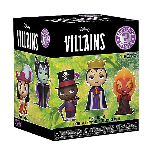 Funko Mystery Mini: Disney Villains - Maleficent - 12 Pieces PDQ - Collectible Vinyl Figure - Gift Idea - Official Merchandise - for Kids & Adults - Movies Fans - Mini Figure for Collectors