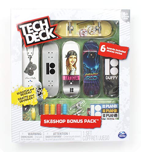 Tech Deck Plan B Skateboards Sk8shop Bonus Pack with 6 Fingerboards