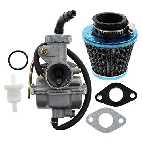 AUTOKAY PZ20 Carb Carburetor 49cc 70cc 90cc 100cc 110cc 125cc Coolster NST for Chinese ATV Quad Go kart 4 strokeSUNL TAOTAO JCL with Gasket Air Filter