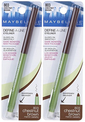 Maybelline Define-A-Line Eyeliner - Chestnut Brown - 2 Pack