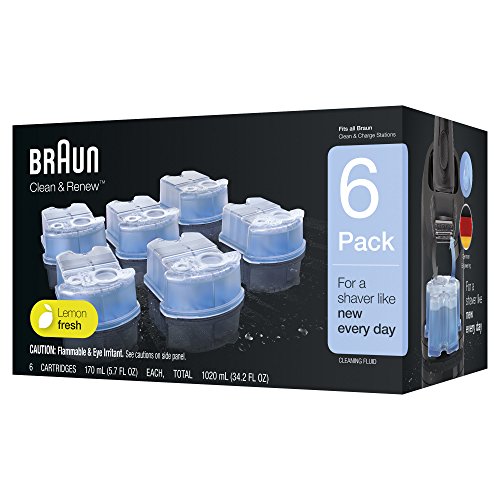 Braun Clean & Renew Refill Cartridges, 6 Count, Pack of 1