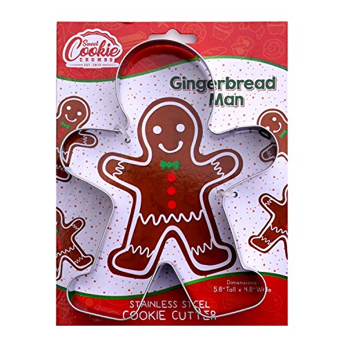 Sweet Cookie Crumbs Gingerbread Man Cookie Cutter - 4' (Gingerbread Man (Large))