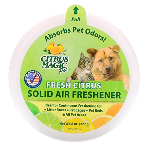 Citrus Magic Pet Odor Eliminator Solid Air Freshener, Fresh Citrus, 8-Ounce, Pack of 1