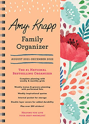 2022 Amy Knapp's Family Organizer: 17-Month Weekly Faith Mom Planner with Stickers (Amy Knapp's Plan Your Life Calendars)
