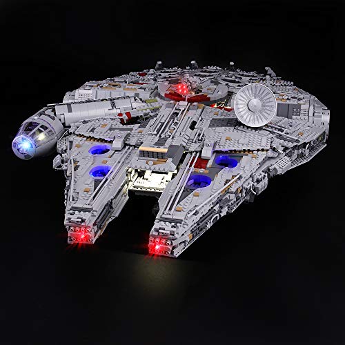 LIGHTAILING Light Set for ( Ultimate Millennium Falcon) Building Blocks Model - Led Light kit Compatible with Lego 75192(NOT Included The Model)