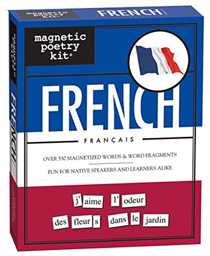 Magnetic Poetry - French Kit - Words for Refrigerator - Write Poems and Letters on the Fridge - Made in the USA