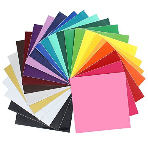 ORACAL 651 Glossy Vinyl - 24 Pack of Top Colors - 12' x 12' Sheets