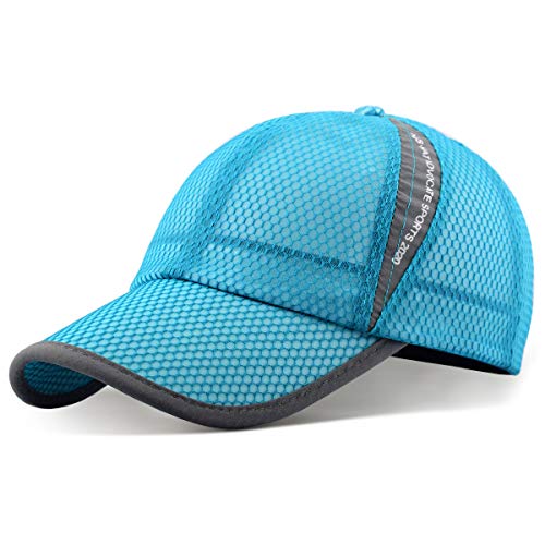 ELLEWIN Unisex Breathable Full Mesh Baseball Cap Quick Dry Running hat Lightweight Cooling Water Sports Hat