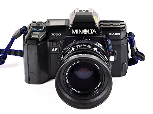 Minolta Maxxum 7000 Autofocus SLR 35mm Film Camera with Minolta AF 35-70mm Lens in Working Condition and Strap