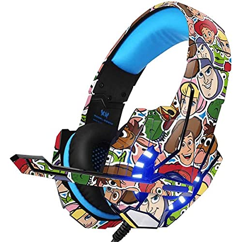 Skinit Decal Skin Compatible with BENGOO G9000 Gaming Headset - Officially Licensed Disney Toy Story Outline Design