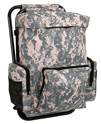 Rothco Backpack and Stool Combo Pack, ACU Digital Camo