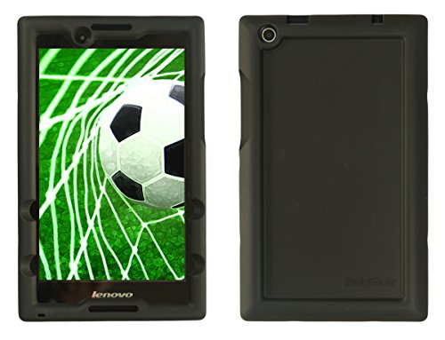 Bobj Rugged Case for Lenovo Tab 2 A8-50, A8-50F, Also Tab 3 TB3-850F, TB3-850M, ZA170001US, ZA170003US – BobjGear Custom Fit - Patented Venting - Sound Amplification - Kid Friendly (Bold Black)