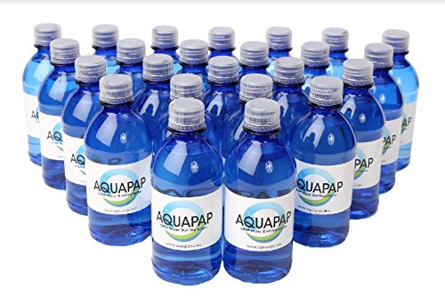 Aquapap Vapor Distilled Water Case of 24 x 12 oz bottles