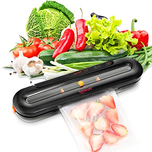 Vacuum Sealer Machine Food Saver - Automatic Wide Food Sealer for Dry & Moist Meal Preservation - Household Compact Meat Vacuum Packing Machine with Air Sealing System