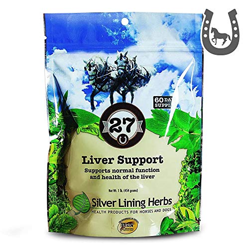 Silver Lining Herbs Natural Equine 27 Herbal Liver Support - Supports Horse With Normal Function And Health Of The Liver - Helps to Protect Liver From Stress And Toxins - 1 lb Bag