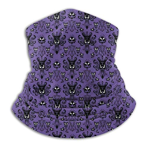 Haunted Mansion Seamless Face Mask Bandanas Neck Gaiter for Dust, Breathable Sun Protection Cool Windproof