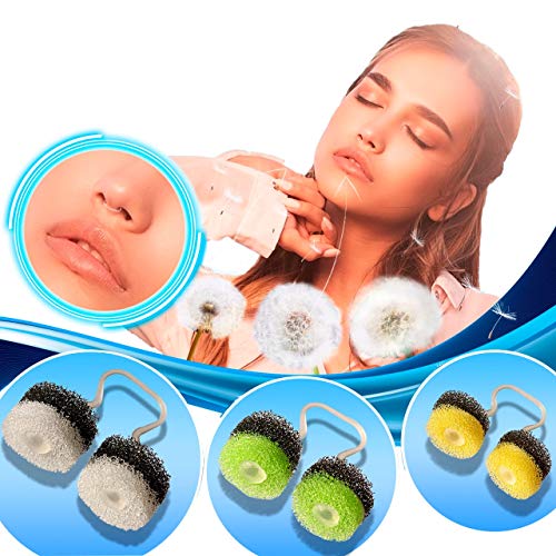 Nasal Filters Nose Plugs for Smells with Mini-HEPA Filters Air Filtration from Pollen, DUST, Smoke. All Day Allergy Stopper - Simple, Revolutionary, Reliable. Usable for Dry and Wet Nose