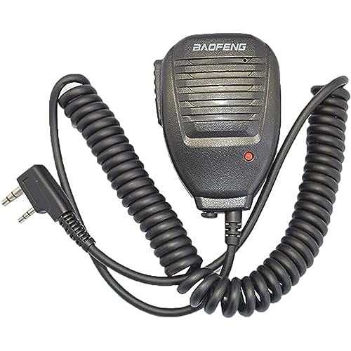 Baofeng BF-S112 Two Way Radio Speaker,Black, Auxiliary