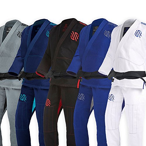 Sanabul Essentials V.2 Ultra Light Preshrunk BJJ Jiu Jitsu Gi (See Special Sizing Guide) (White, A2)