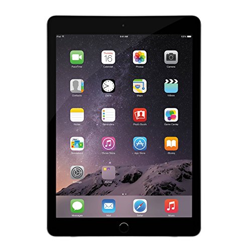 Apple iPad Air 2, 64 GB, Space Gray (Renewed)