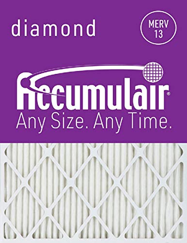 Accumulair Diamond 28x30x1 (27.5 x 29.5) MERV 13 Air Filter/Furnace Filters (6 Pack) (FD28X30_6)