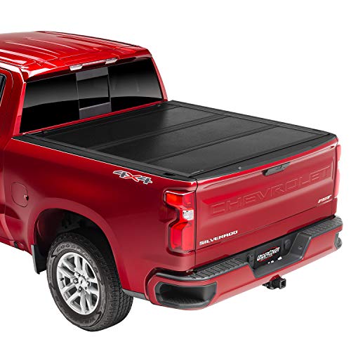 Undercover Flex Hard Folding Truck Bed Tonneau Cover | FX11020 | Fits 2019 - 2021 Chevy/GM Silverado/Sierra, works w/ MultiPro/Flex tailgate (Will not fit Carbon Pro Bed) 5' 10' Bed (69.9')