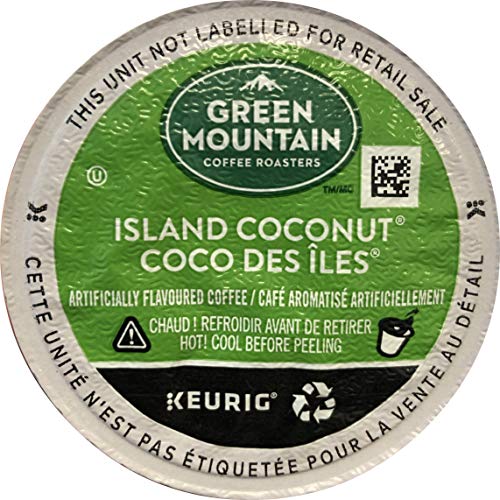 Green Mountain Coffee Island Coconut K-Cups for Keurig K-Cup Brewers, 18 Count (Packaging May Vary)