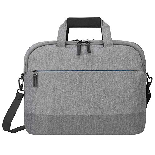 Targus CityLite Pro Modern Slim Laptop Travel Briefcase with Protective Sleeve for 12-Inch to 15.6-Inch Laptop, Grey (TBT919GL)