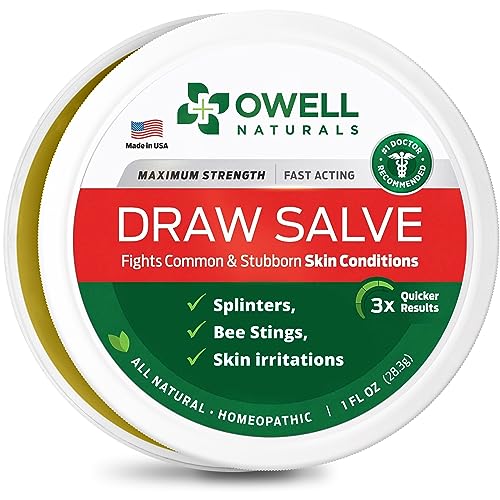 OWELL NATURALS Draw Salve 1oz Natural Powerful Salve