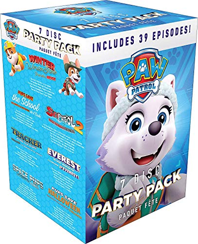 PAW Patrol 7 Disc Party Pack (39 Episodes) - DVD Box set