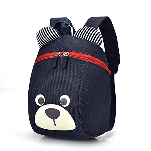 I IHAYNER Age 1-2Y Cute Bear Small Toddler Backpack With Leash Children Kids Backpack Bag for Boy