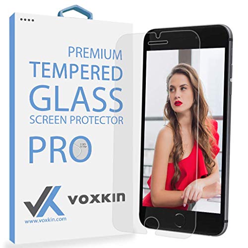 [2 Pack - 5.5' Screen] iPhone 6 Plus, 7 Plus and 8 Plus Tempered Glass Screen Protector Shield - 0.33mm Thick Guard & Protect from Crash - Anti Scratch Bubble Free Ultra Resistant & Shatter Proof