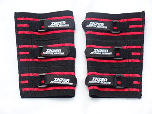 Inzer XT Elbow Sleeves (Pair) - Powerlifting, Weightlifting, Strongman (Black, X-Large)