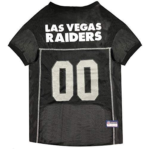 NFL Las Vegas Raiders Dog Jersey, Size: XX-Large. Best Football Jersey Costume for Dogs & Cats. Licensed Jersey Shirt.