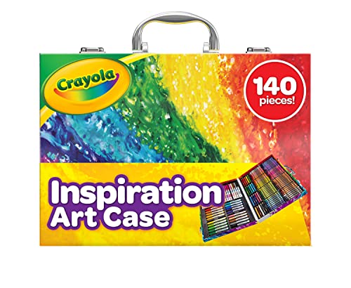 Crayola Inspiration Art Case Coloring Set (140ct), Kids Art Supplies Set, Gifts For Kids Ages 5 Plus[Amazon Exclusive]