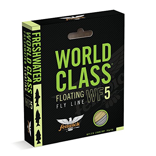 fenwick Wcflfapf6 World Class Freshwater All-Purpose Floating Fishing Line, Light Olive/Gray, 100'/ 165 Grains