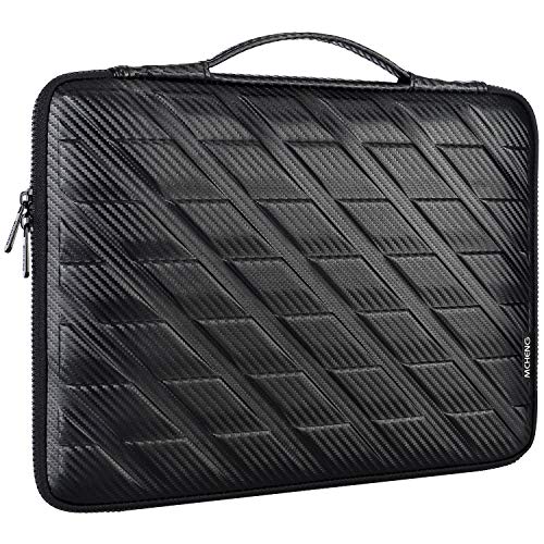 MCHENG Waterproof Laptop Messenger Bag for 14 inch Laptop Carrying Case for MacBook Pro/Asus/Acer/HP/Lenovo, Black