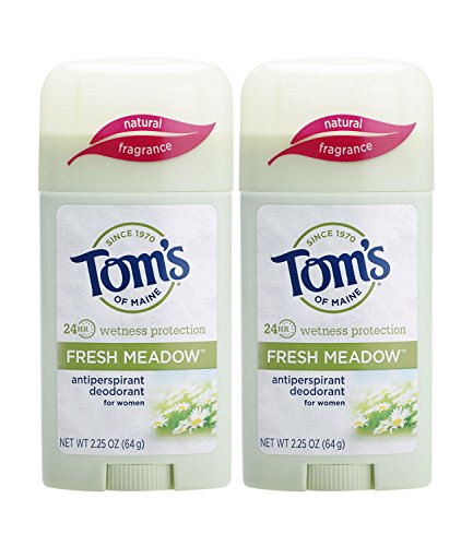 Tom's Of Maine Antiperspirant Deodorant For Women, Fresh Meadow, 2.25 Oz. 2-Pack (Packaging May Vary)