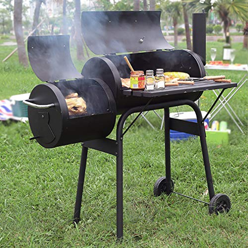 BBQ Grill Charcoal Barbecue Outdoor Pit Patio Backyard Home Meat Cooker Smoker Process Paint Not Flake Black